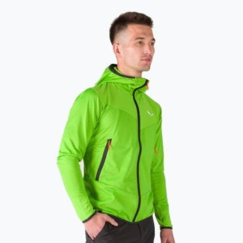 Salewa férfi Agner Hybrid PL/DST FZ Hoody fleece pulóver zöld 00-0000027371