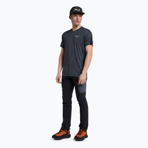 Salewa Puez Melange Dry férfi trekking póló fekete 00-0000026537