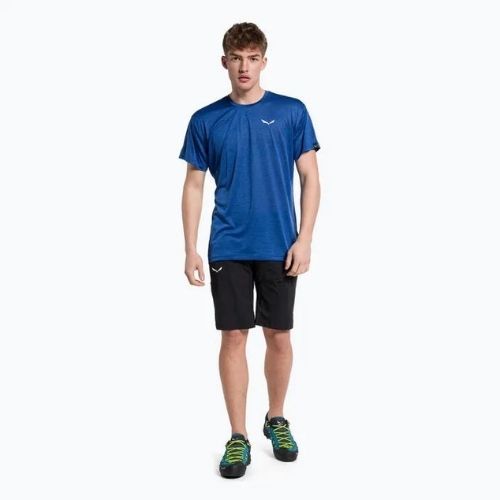 Salewa Puez Melange Dry férfi trekking póló kék 00-0000026537