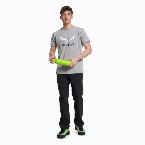 Férfi Salewa Solidlogo Dry szürke trekking ing 00-0000027018
