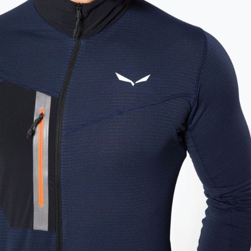 Férfi Salewa Pedroc fleece melegítő pulóver sötétkék 00-0000027719