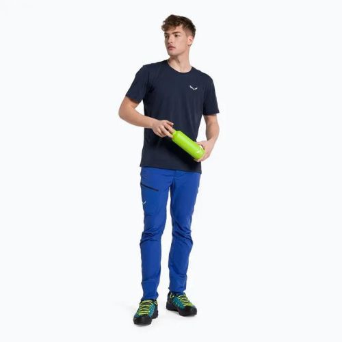 Férfi trekking póló Salewa Alpine Hemp Logo navy blue 00-0000028132