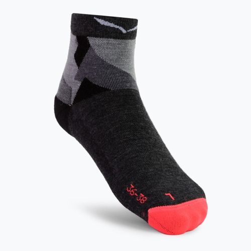 Női trekking zokni Salewa Pedroc Camo AM QRT fekete 00-0000069040