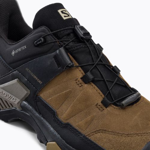 Férfi túrabakancsok Salomon X Ultra 4 LTR GTX barna-fekete L41351500