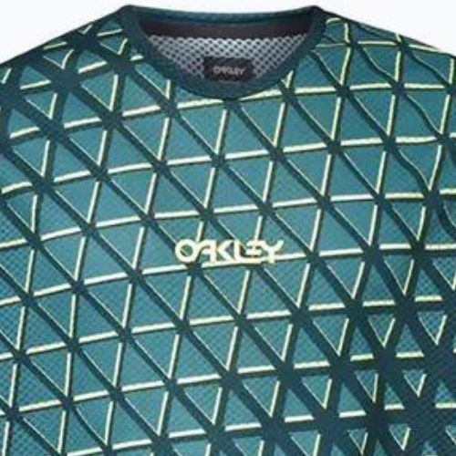 Férfi kerékpáros mez Oakley Flow 3/4 zöld FOA403122