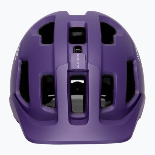 Kerékpáros sisak POC Axion Race MIPS sapphire purple/uranium black metallic/matt
