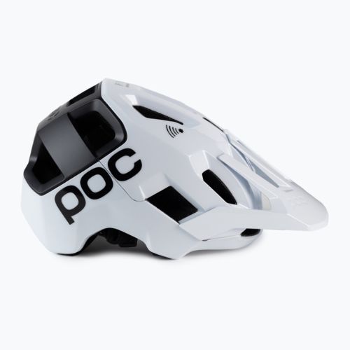 Kerékpáros sisak POC Kortal Race MIPS hydrogen white/uranium black matt