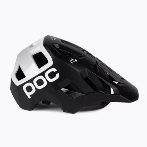 Kerékpáros sisak POC Kortal Race MIPS uranium black matt/hydrogen white