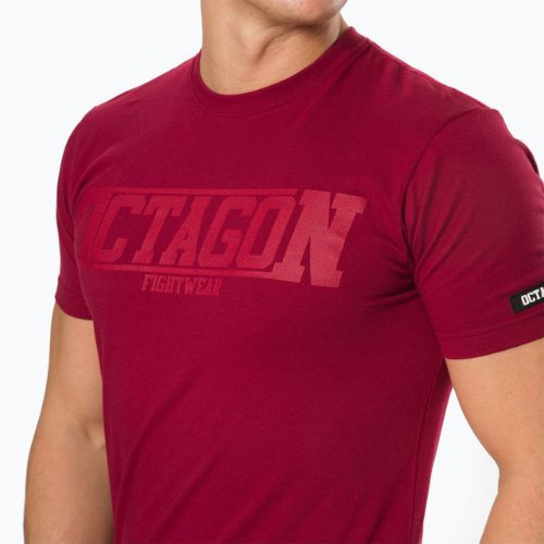 Férfi Octagon Fight Wear póló piros