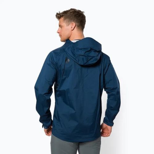 Férfi Black Diamond Stormline Stretch kék APCDT04013SML1 Esőkabát membránnal