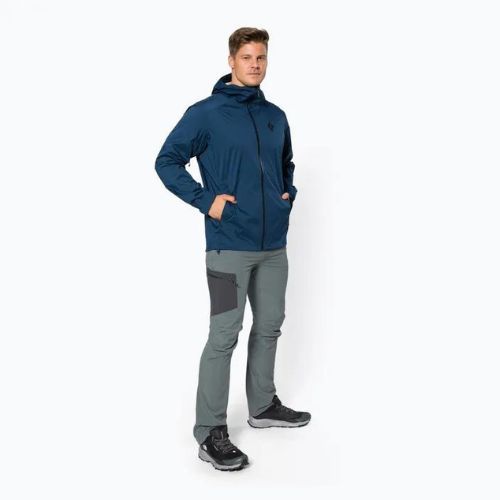 Férfi Black Diamond Stormline Stretch kék APCDT04013SML1 Esőkabát membránnal