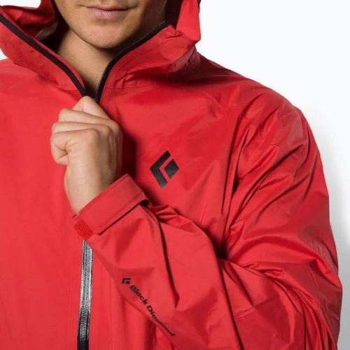 Férfi Black Diamond Stormline Stretch Mental vízálló kabát piros APCDT06040SML1