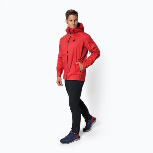 Férfi Black Diamond Stormline Stretch Mental vízálló kabát piros APCDT06040SML1