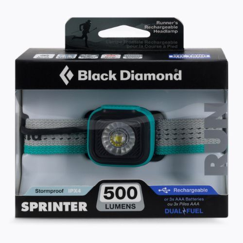 Black Diamond Sprinter 500 fejlámpa zöld BD620670404050ALL1