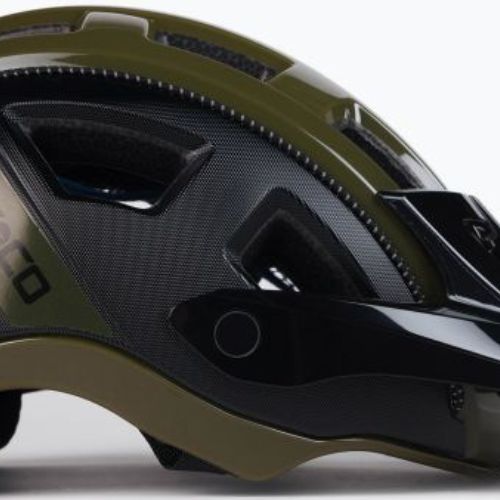 CASCO kerékpáros sisak MTBE 2 fekete/zöld 04.1345