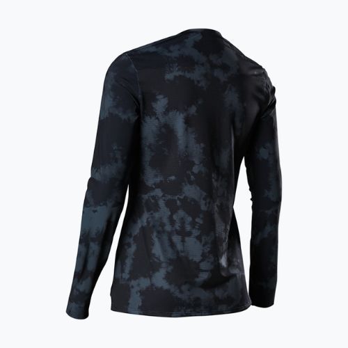 Női kerékpáros mez FOX Flexair Ersey TS57 LS fekete 29586