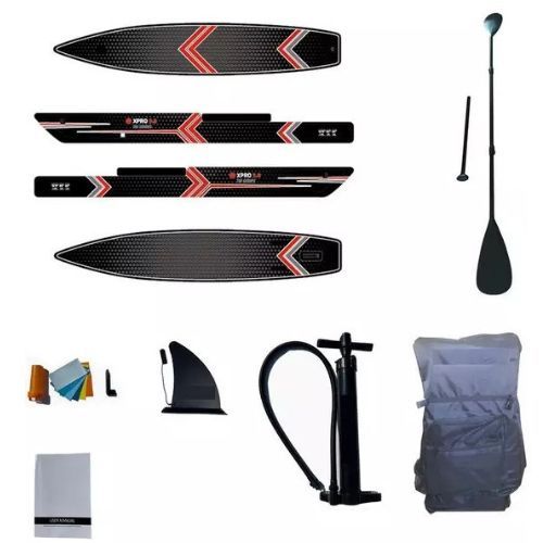 Kajak/SUP hibrid 1 személyes Pure4Fun Dual Purpose fekete P4F160040