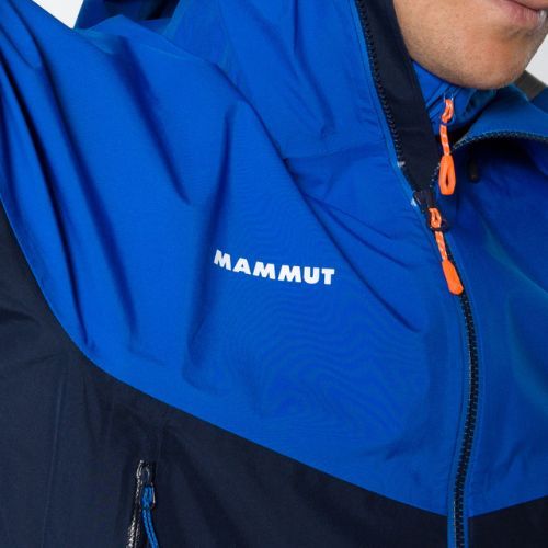 Férfi hardshell dzseki MAMMUT Crater Hs kék/gránát férfi dzseki