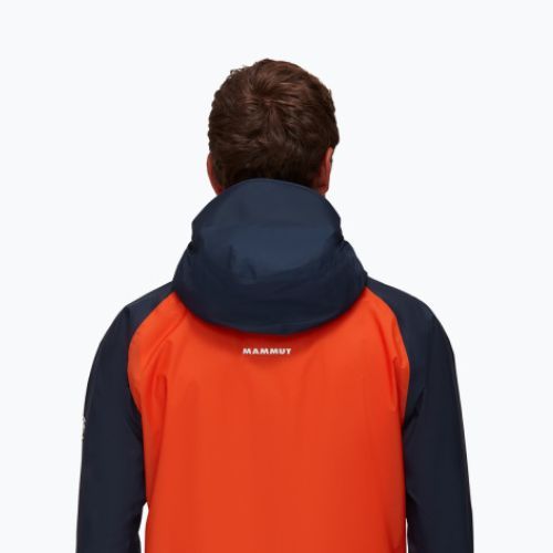 Férfi hardshell dzseki MAMMUT Kento Light HS narancs/zöld 1010-27760