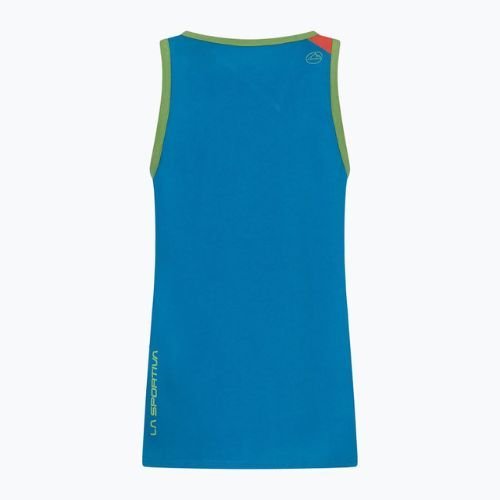 Férfi La Sportiva Stripe Tank hegymászó póló kék H13623313