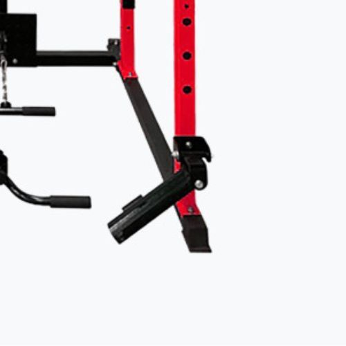 Pure2Improve Powerrack multifunkcionális otthoni edzőterem piros/fekete P2I820000