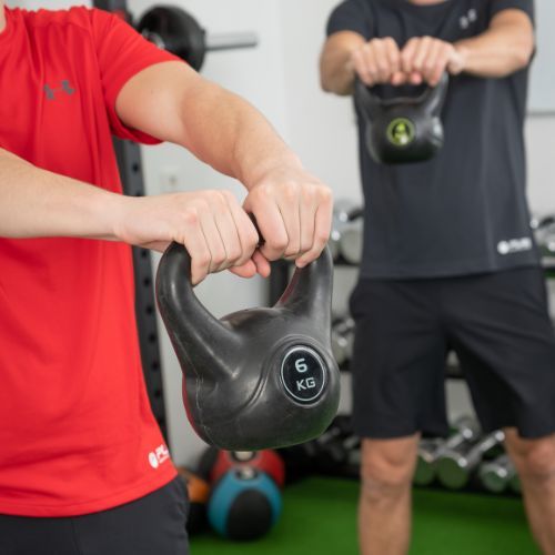 Kettlebell 6 kg Pure2Improve fekete P2I202090