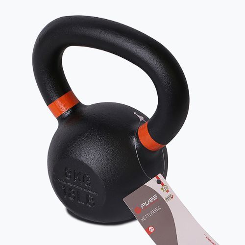 Kettlebell 8 kg Pure2Improve fekete P2I810090