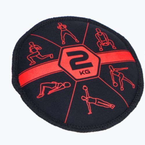 Homokzsák 2 kg Pure2Improve Homokzsák fekete-piros P2I201210