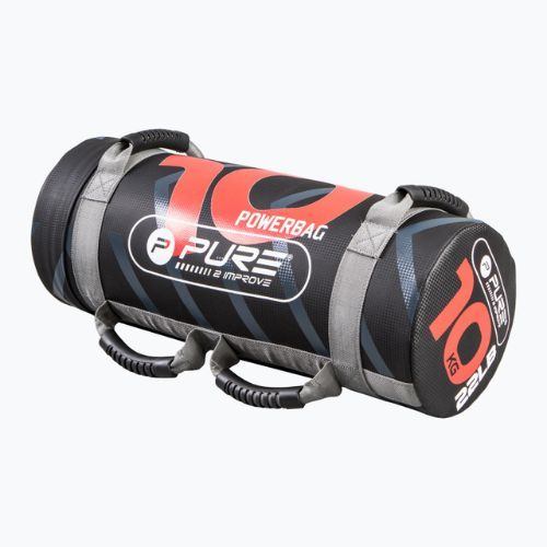 10 kg-os boxzsák Pure2Improve Power Bag piros-fekete P2I201720