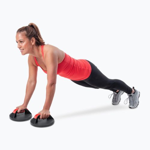 Pure2Improve Push-up Pro Set push-up fogantyúk piros/fekete P2I202160
