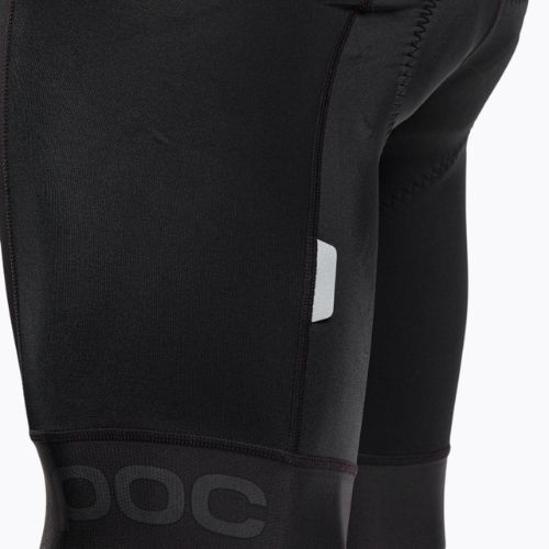Férfi kerékpáros rövidnadrág POC Pure VPDs Bib Shorts uranium black/uranium black