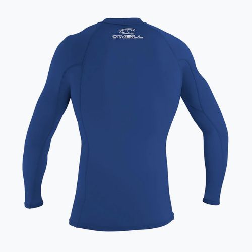 Férfi szörfös póló O'Neill Basic Skins LS Rash Guard kék 3342