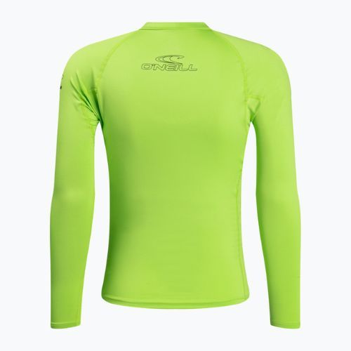 O'Neill Basic Skins LS Rash Guard szörfös póló lime 3342