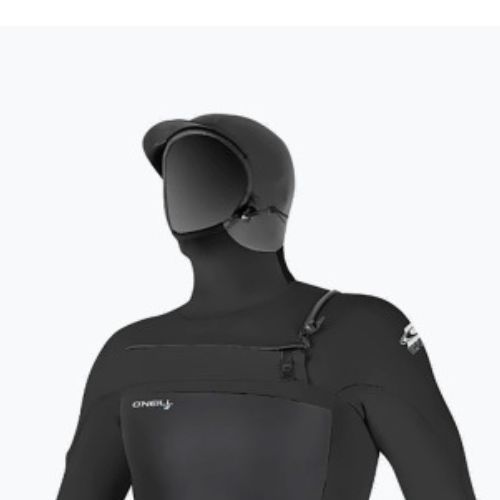 Férfi O'Neill Epic 6/5/4 Chest Zip W/Hood Swim Wet Fekete