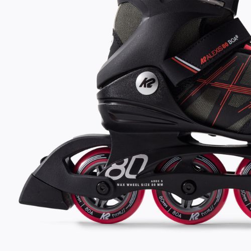 Női korcsolya K2 Alexis 80 Boa szürke 30G0317