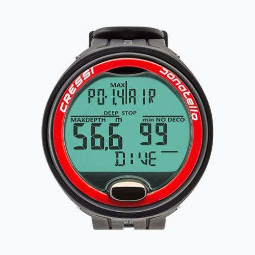 Cressi Donatello búvárkomputer fekete/piros KS860058