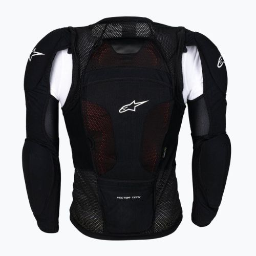 Férfi kerékpáros páncélzat Alpinestars Vector Tech Jacket LS fekete 1656719/10