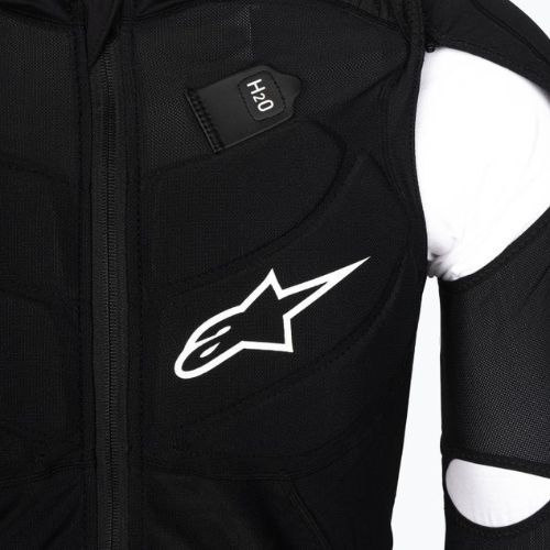 Férfi kerékpáros páncélzat Alpinestars Vector Tech Jacket LS fekete 1656719/10