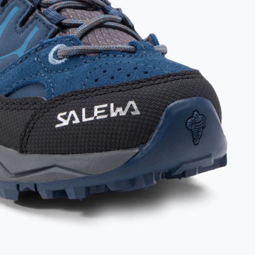 Gyermek túrabakancs SALEWA Alp Trainer Mid GTX 365 kék 64010