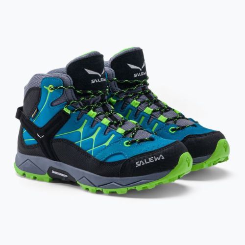 Gyermek túrabakancs Salewa Alp Trainer Mid GTX kék 00-0000064010