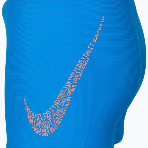 Nike Jdi Swoosh Aquashort gyermek úszónadrág kék NESSC854-458
