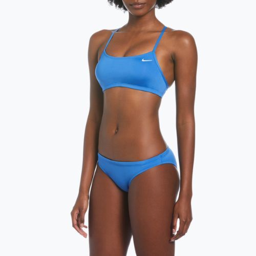 Női kétrészes fürdőruha Nike Essential Sports Bikini kék NESSA211-442