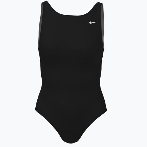 Nike Hydralock Sculpt U-Back női egyrészes fürdőruha fekete NESSC200-001