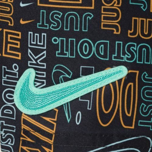 Nike Logo Mashup 8" Volley gyermek úszónadrág fekete NESSC791-001