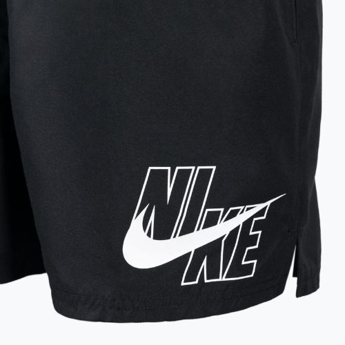 Férfi Nike Logo Solid 5" Volley úszónadrág fekete NESSA566-001