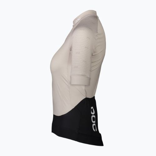 Női kerékpáros mez POC Essential Road light sandstone beige