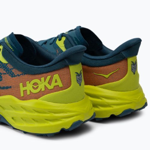 HOKA Speedgoat 5 férfi futócipő kék-zöld 1123157-BCEP