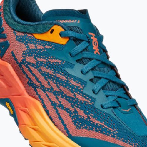 Női futócipő HOKA Speedgoat 5 kék-narancssárga 1123158-BCCML