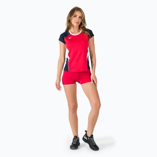 Női edzőnadrág Mizuno High-Kyu piros V2EB720162