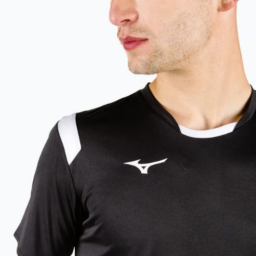 Mizuno Premium Handball SS férfi edzőpóló fekete X2FA9A0209